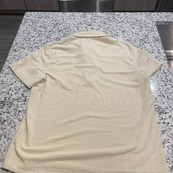 Waffle Knit Pattern Polo NWOT - Picture 2 of 3